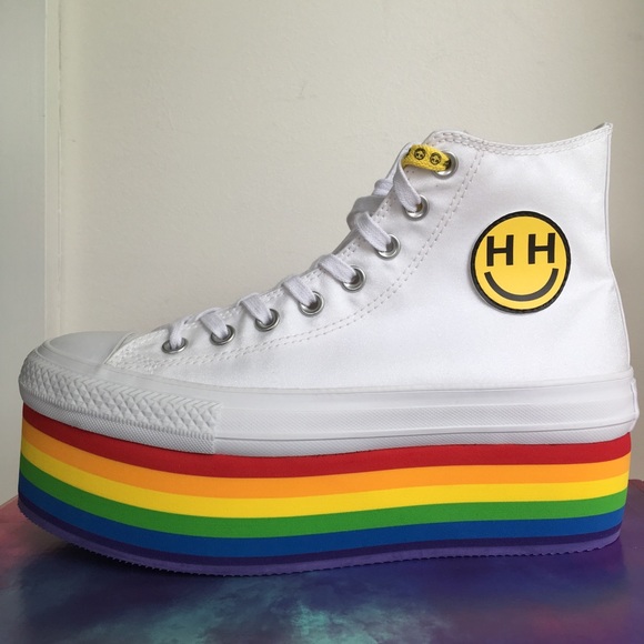 converse miley cyrus rainbow